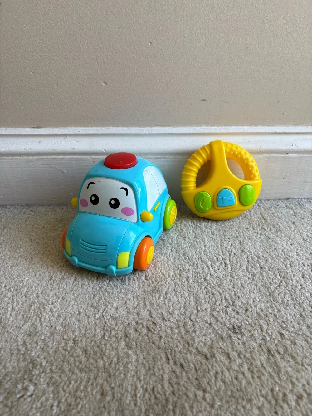 My first remote control car for toddlers - lights and sounds